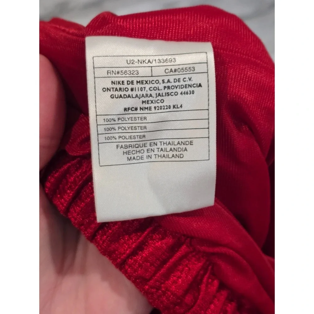 Vintage Air Jordan Dazzle Shorts Men's XL Red Shiny Basketball Baggy Y2K